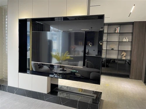 Armários de cozinha em dois tons